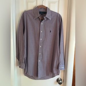 Ralph Lauren Mens Yarmouth Plaid Long Sleeve Button Down Shirt 15 1/2 42/33